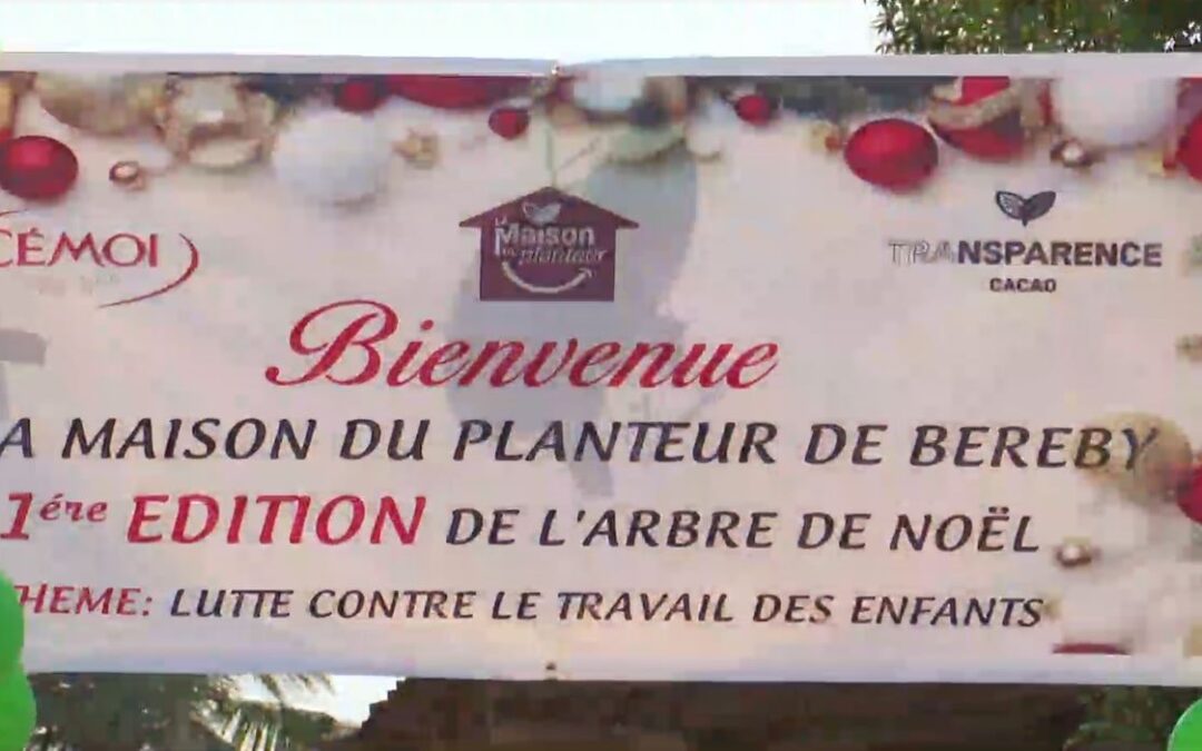 Le Groupe Cémoi organise un « Arbre de Noël » pour les enfants des planteurs de cacao en Côte d’Ivoire